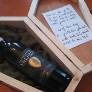 Birthday Wine Coffin