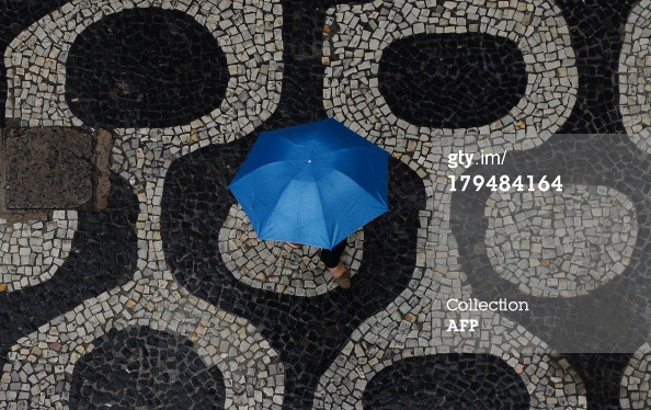 brazilian umbrellas from above // union jack creative