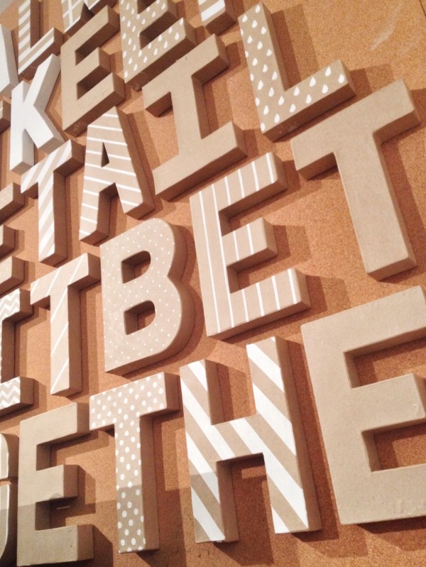 everyday letters: taking shape at moo // union jack creative